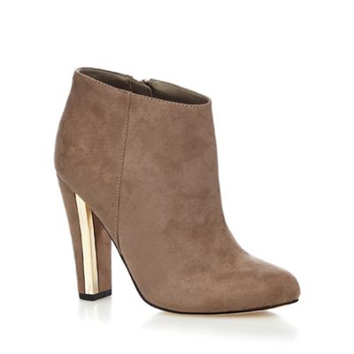 Call It Spring Taupe 'Lovelarwen' high ankle boots